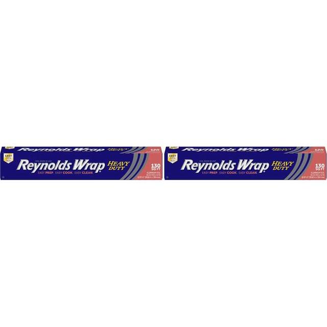 2-Pack Reynolds Wrap Heavy Duty Aluminum Foil, 130 sq. ft.