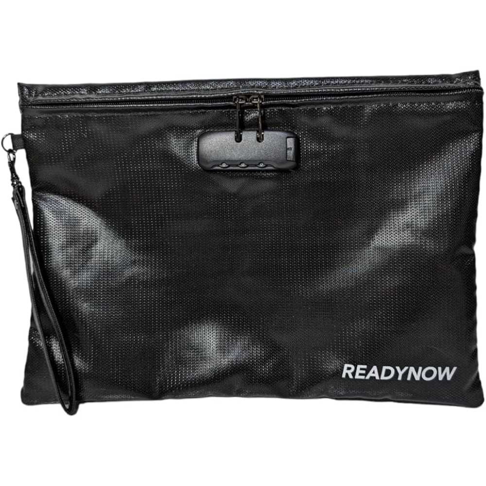 Ready Now Fireproof Document Bag w/ Lock