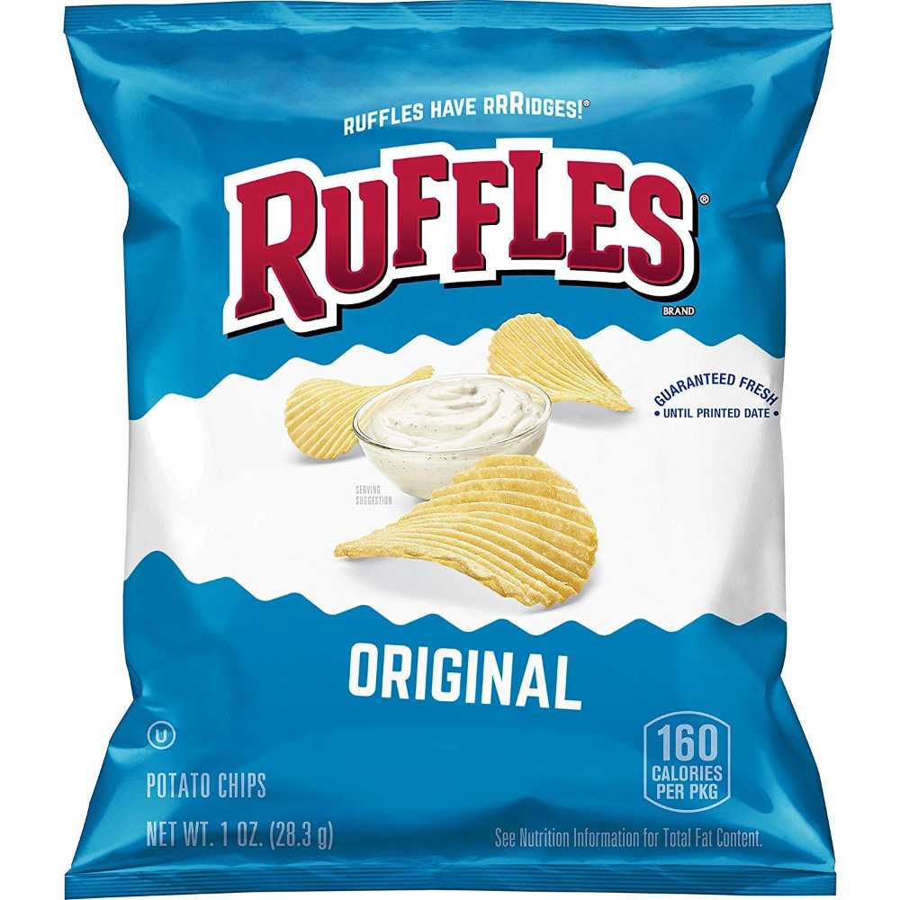 40-Pack Ruffles Original Potato Chips, 1 oz.