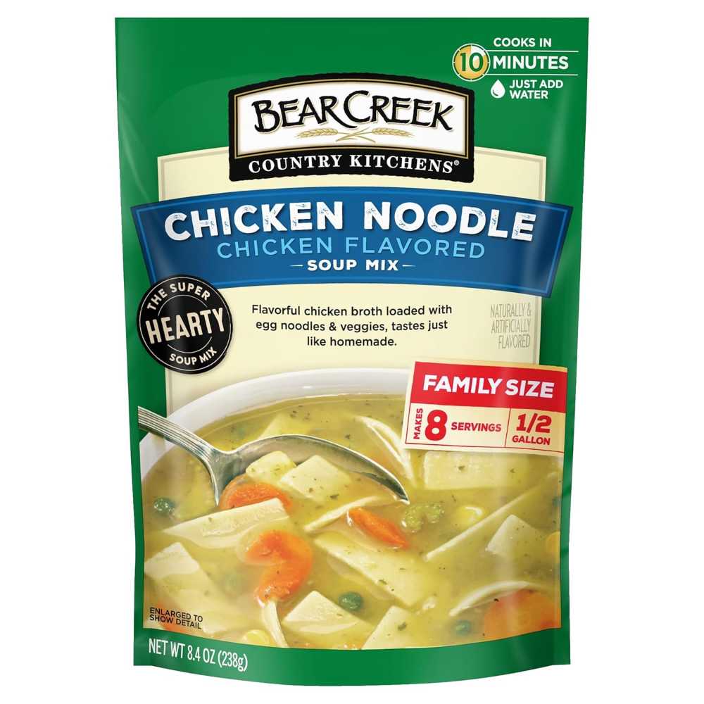 6-Pack Bear Creek Soup Mix, Family Size 8.4 oz. (Chicken Noodle)
