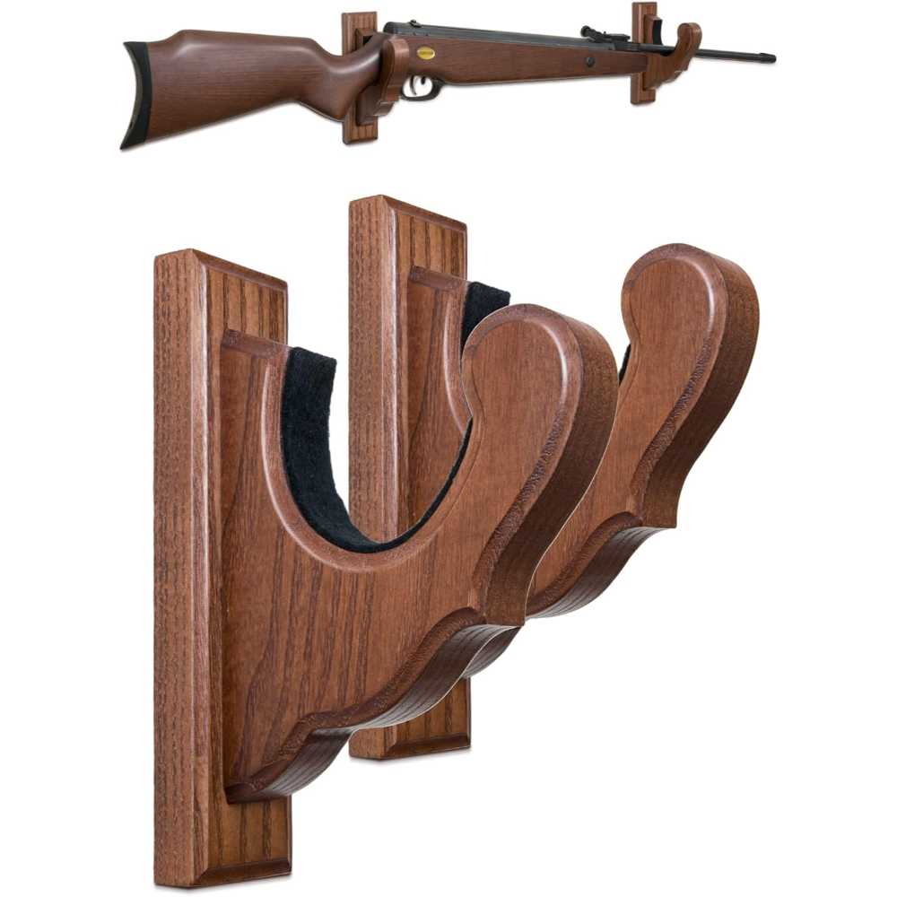 Teslyar Wood Rifle Wall Mount