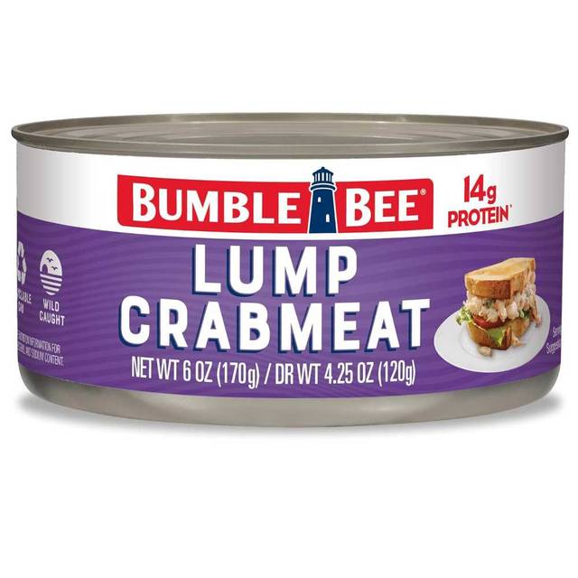 Bumble Bee Lump Crab Meat, 6 oz.
