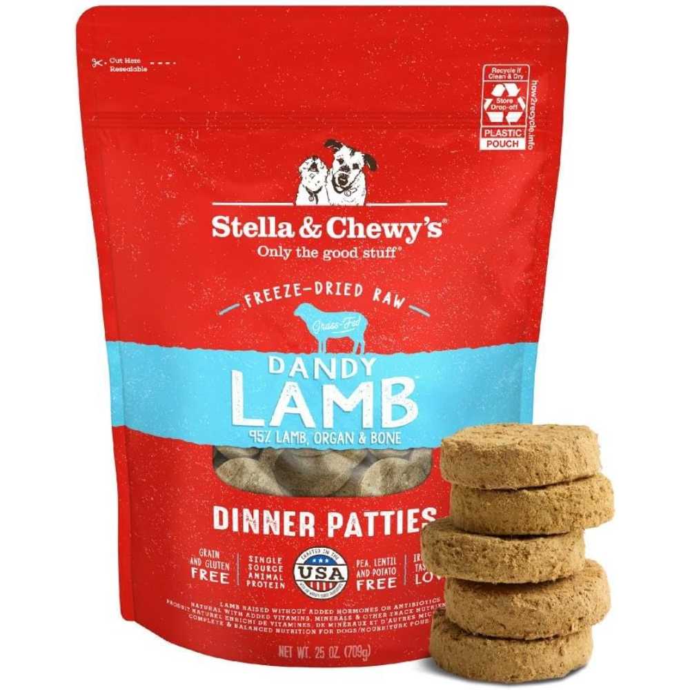 Stella & Chewy's Freeze-Dried Raw Lamb Patties Dog Food, 25 oz.