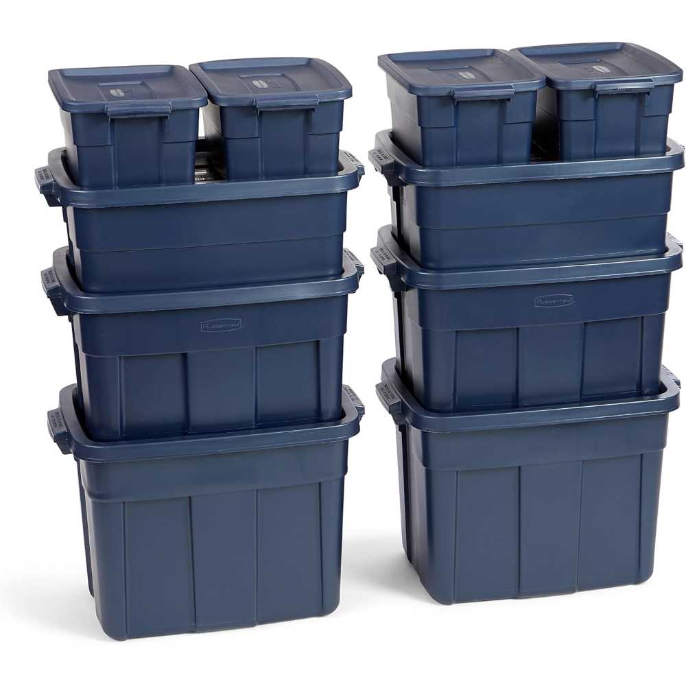 Prime Members: 10-Pack Rubbermaid Roughneck Storage Tote Variety