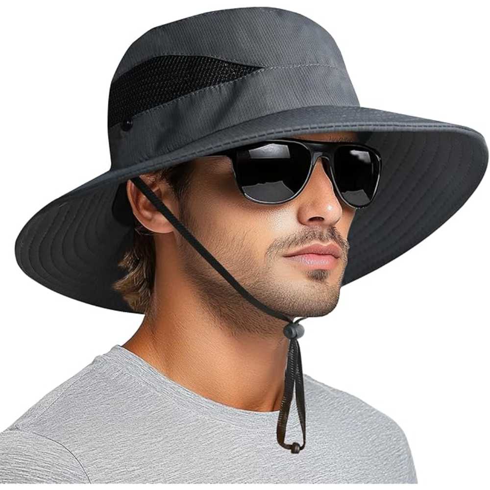 PFFY Wide Brim UPF 50+ Bucket Sun Hat (Various Colors)