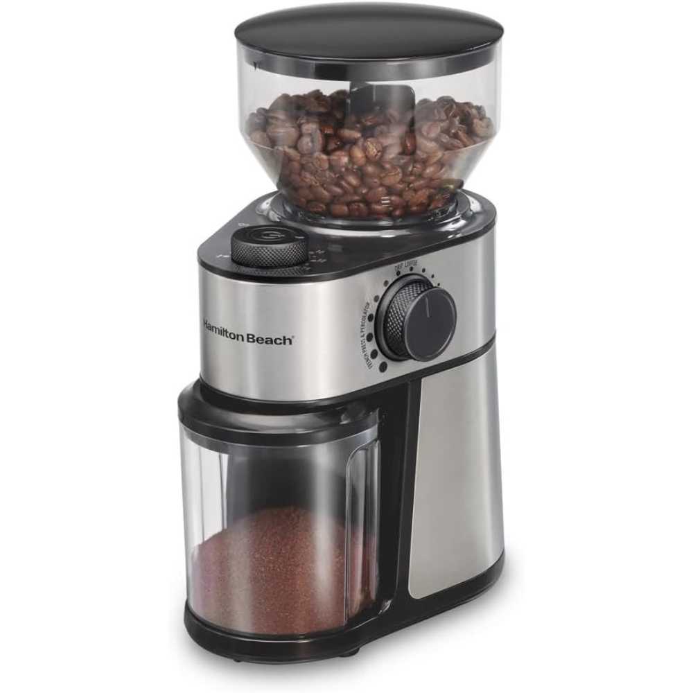 Hamilton Beach Burr Coffee, Herb, & Spice Grinder w/ Large 16 oz. Hopper