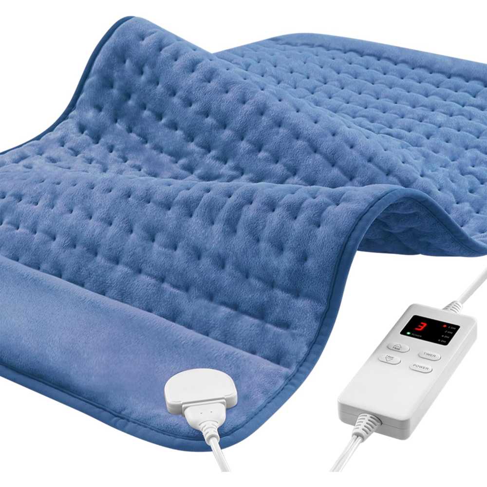 NBKLS 12" x 24" Electric Heating Pad w/ Auto Shut-Off & 6 Heat Levels
