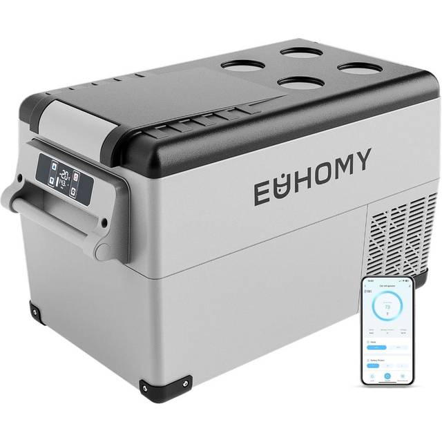 EUHOMY 12V Portable 38 qt. Refrigerator/Freezer
