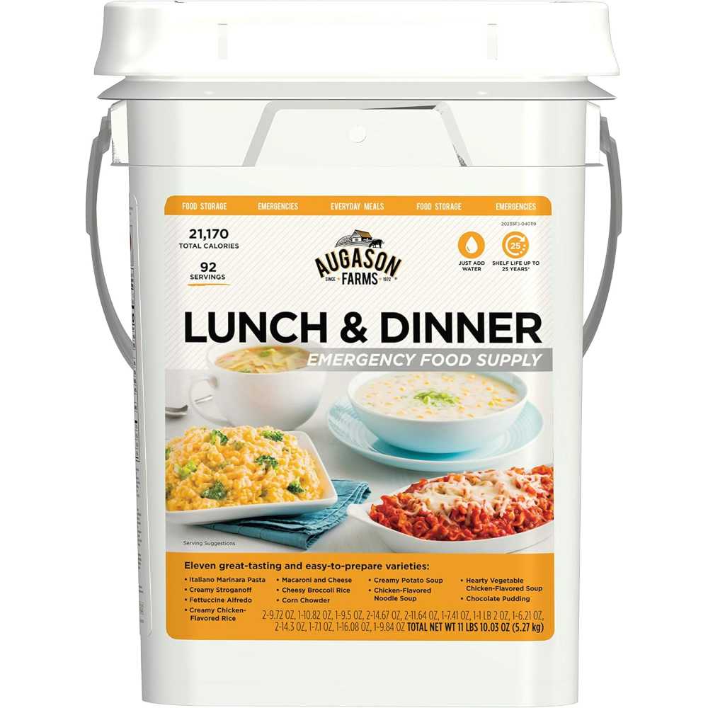 Augason Farms Lunch and Dinner Variety Pail