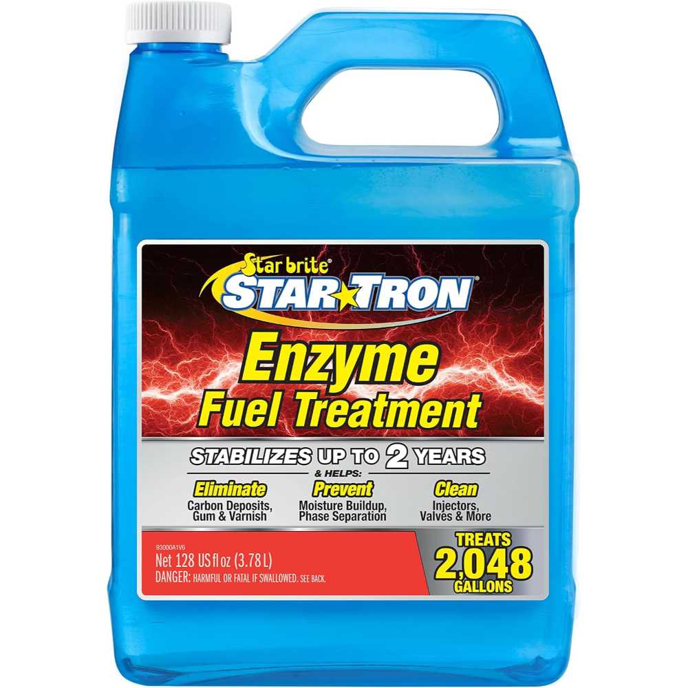 Star Tron Enzyme Fuel Treatment & Stabilizer Concentrate, 128 oz. (Treats 2,048 Gallons)