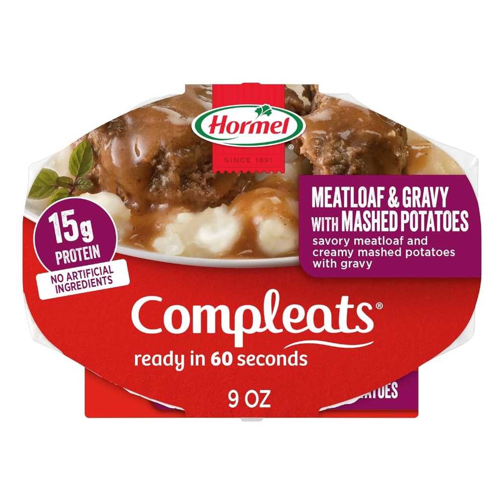 6-Pack Hormel Compleats Meatloaf & Gravy w/ Mashed Potatoes