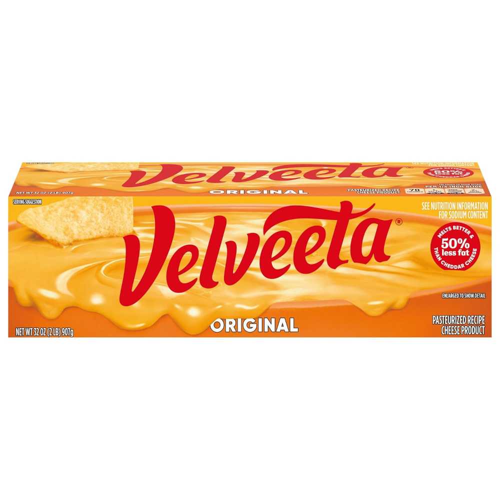 Velveeta Original Pasteurized Cheese Block, 32 oz.