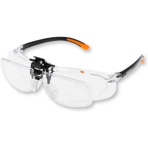 Carson 1.5x Magnification Safety Glasses w/ Flip-Up Lens
