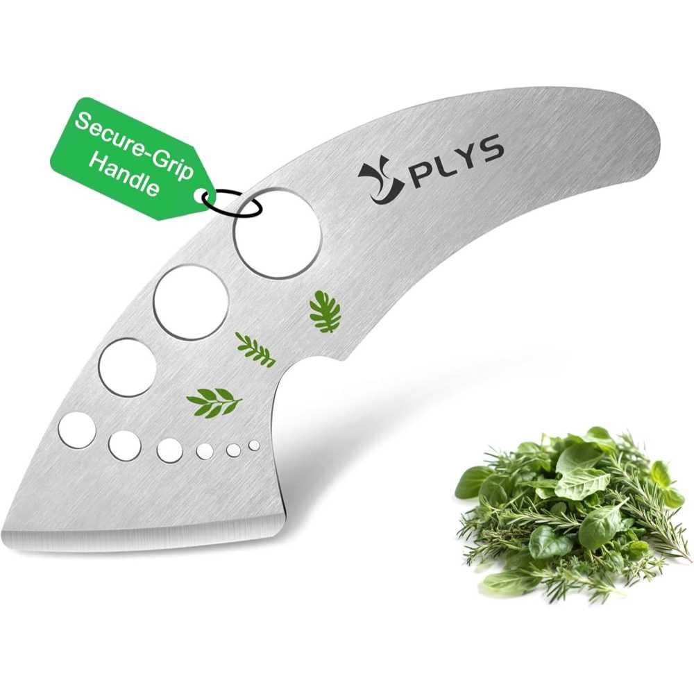 Prime Members: Plys Stainless Steel Herb Stripper & Cutter Tool