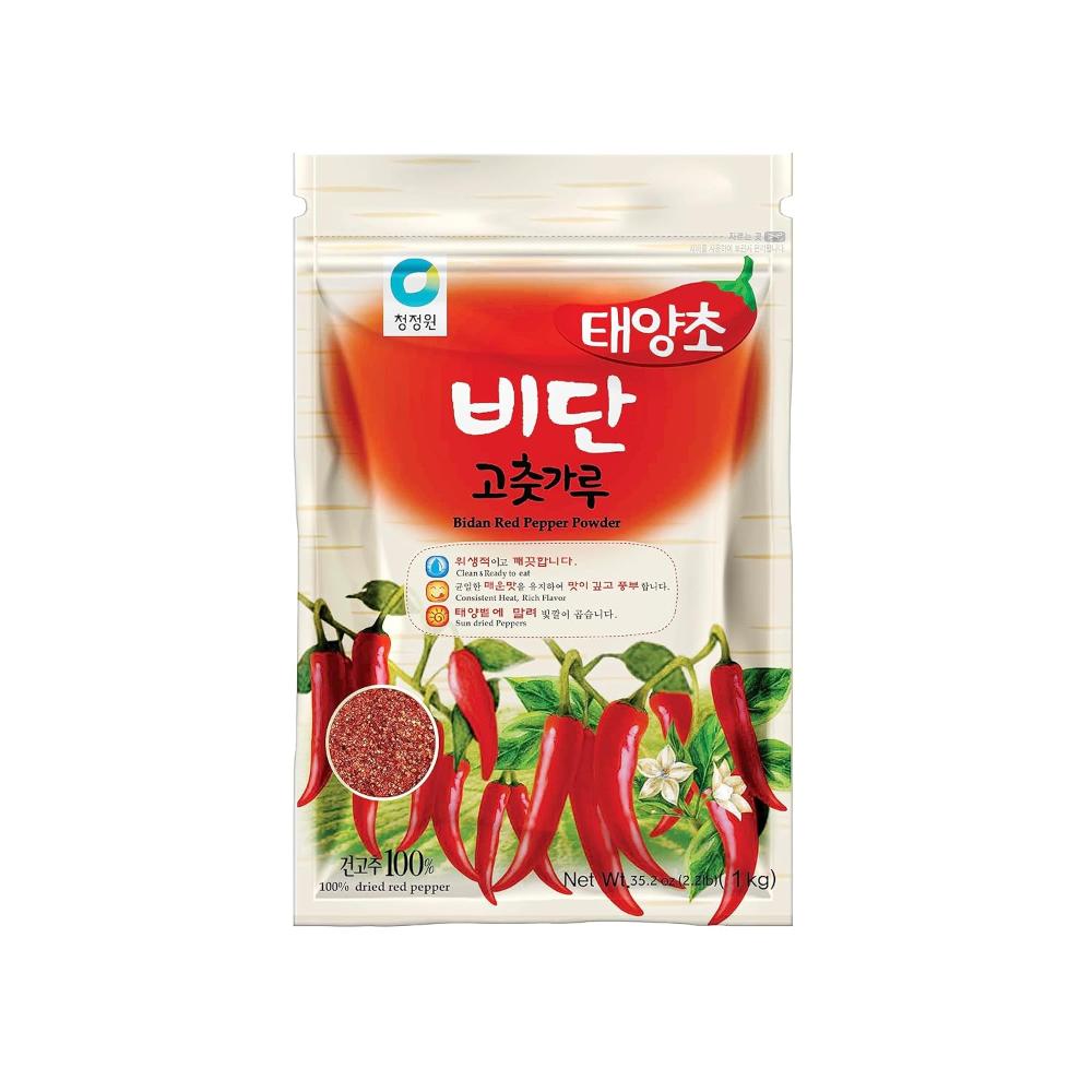 Chung Jung One Gochugaru Red Chili Powder, 2.2 lbs. + Free Diablo Tteokbokki