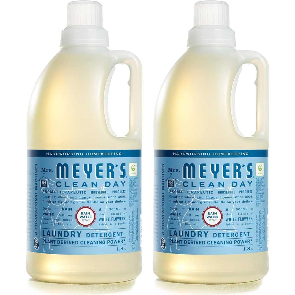 2-Pack Mrs. Meyer's Clean Day Liquid Laundry Detergent, 64 oz. (Rain Water)
