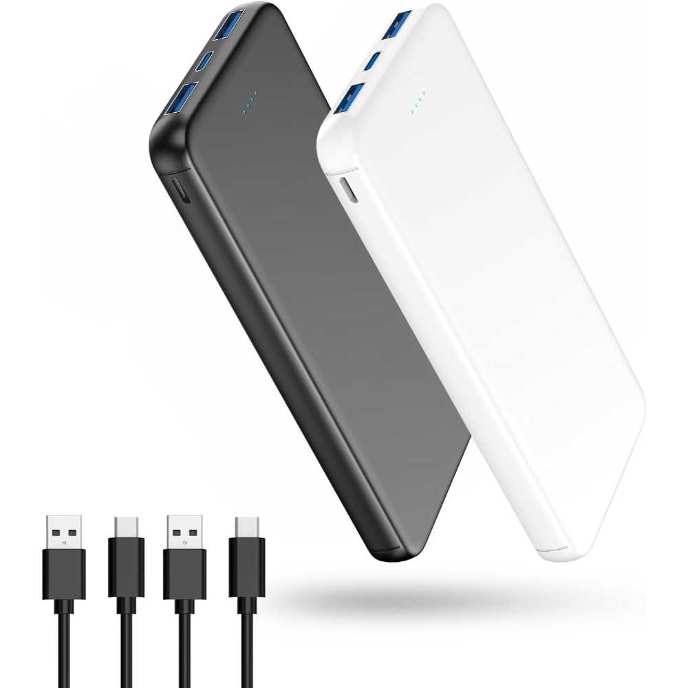 2-Pack Vanyust S21 10,000mAh USB-C Portable Power Bank