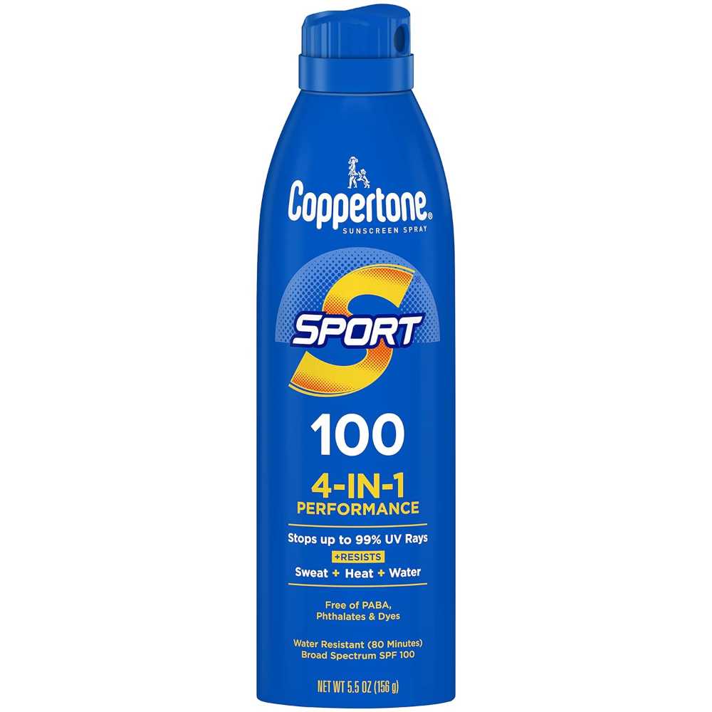 Coppertone Sport SPF 100 Sunscreen Spray, 5.5 oz.