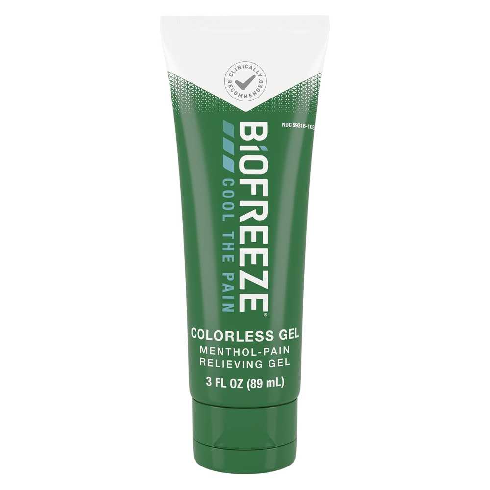 Biofreeze Pain Relief Colorless Gel, 3 oz.