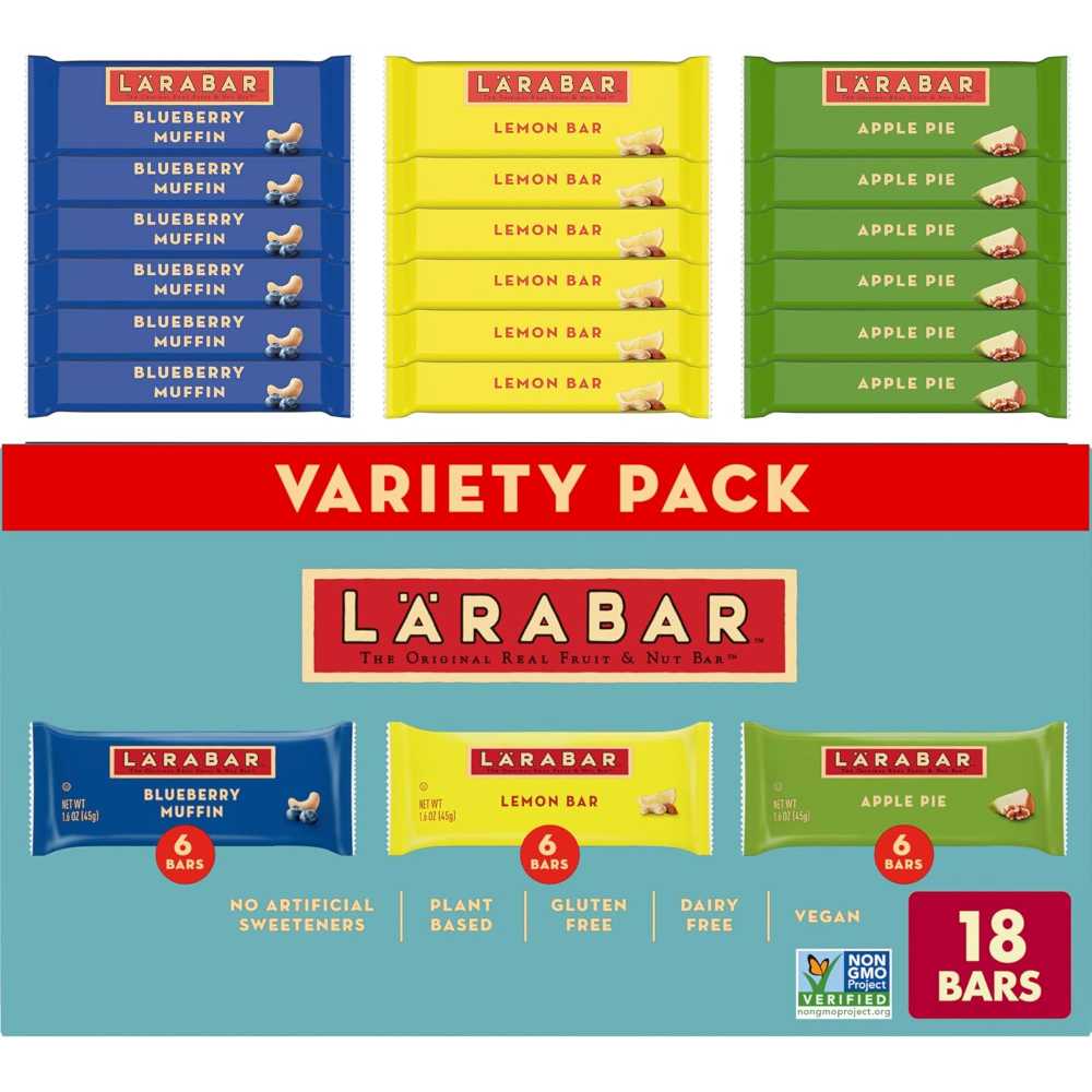 18-Pack Larabar Fruit & Nut Bar (Variety Pack)