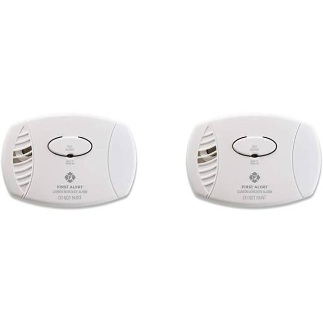 Bundle Deal: First Alert Battery-Operated Carbon Monoxide Detector + Plug-In Detector w/ Battery Backup