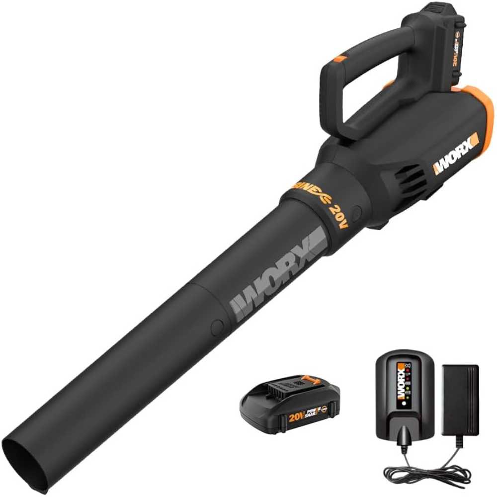 Worx 20V Cordless Electric 360CFM Blower w/ Battery & Charger