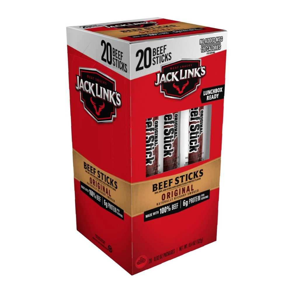 20-Pack Jack Link's Beef Sticks, 0.92 oz. (Original)