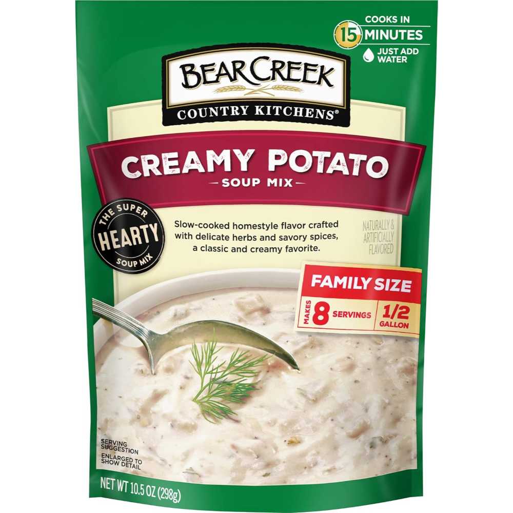 Bear Creek Creamy Potato Soup Mix, Family Size 10.5 oz.
