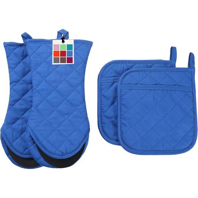 Arcliber 4-Piece Oven Mitts & Pot Holders Set
