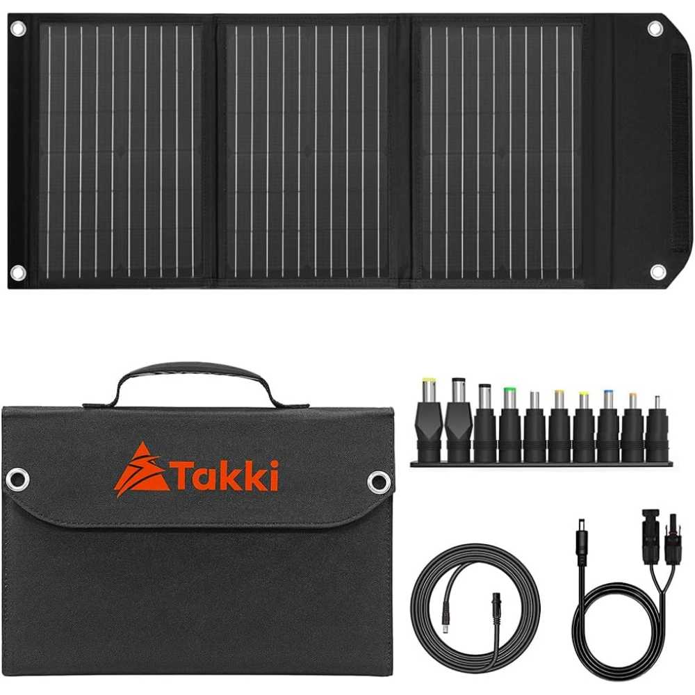 Prime Members: Takki 30W Foldable Solar Panel