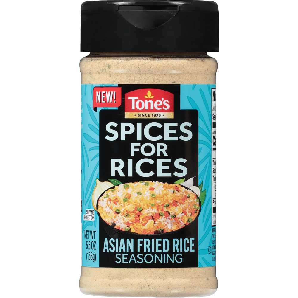 6-Pack Tone's Spices for Rices Asian Fried Rice Seasoning, 5.6 oz.