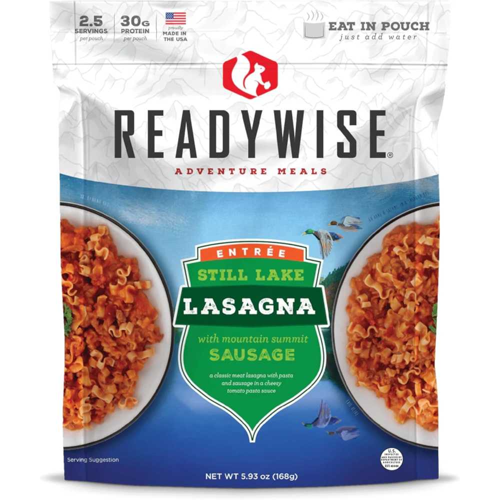 ReadyWise Freeze Dried Lasagna w/ Sausage