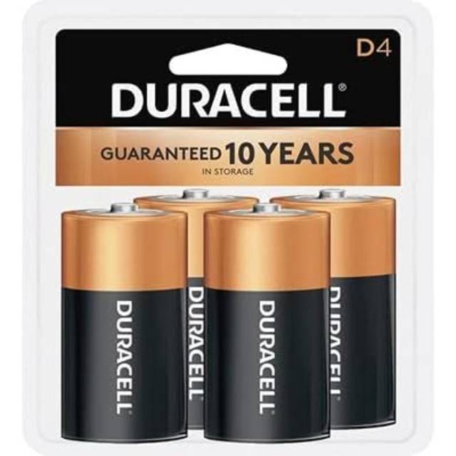 48-Pack Duracell CopperTop D Batteries