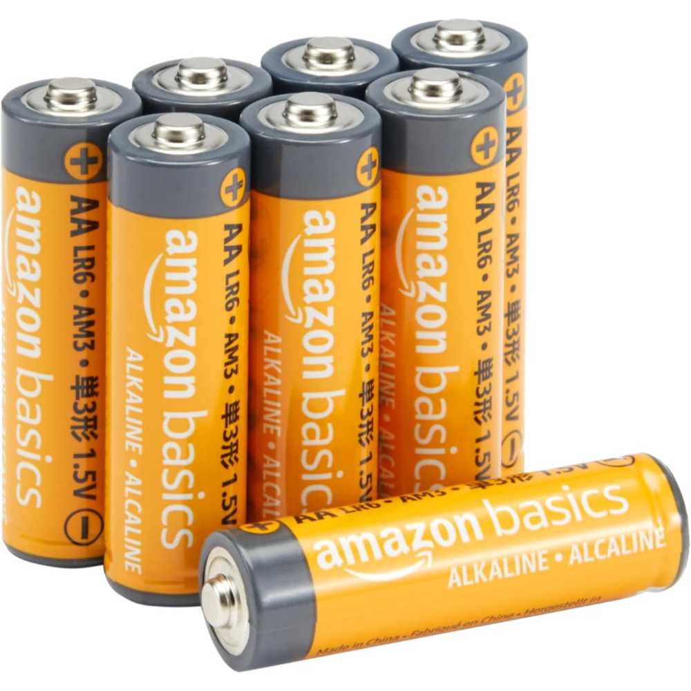 Prime Members: 8-Pack Amazon Basics AA Alkaline Batteries