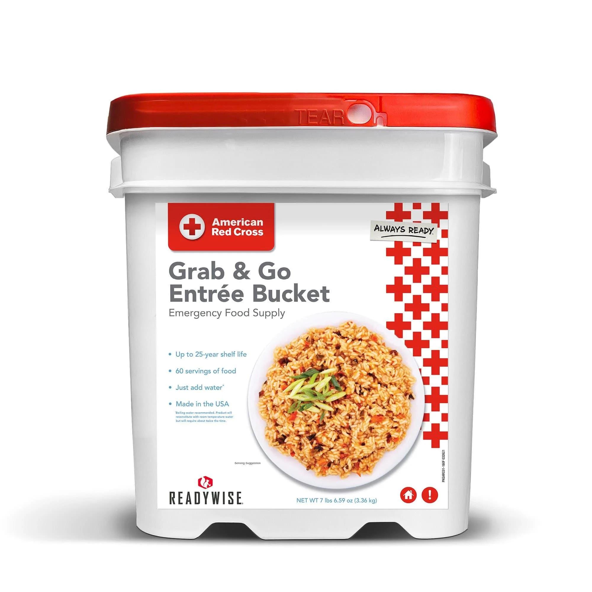 ReadyWise American Red Cross 60-Serving Emergency Meal Bucket