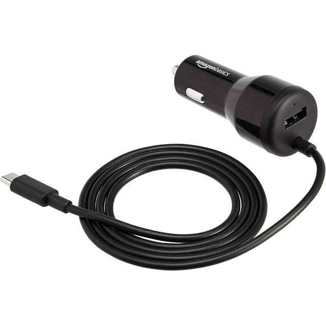 Amazon Basics 30W USB-C/USB-A Car Charger