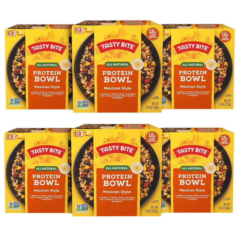 6-Pack Tasty Bite Mexican Protein Bowl, 8.8 oz.
