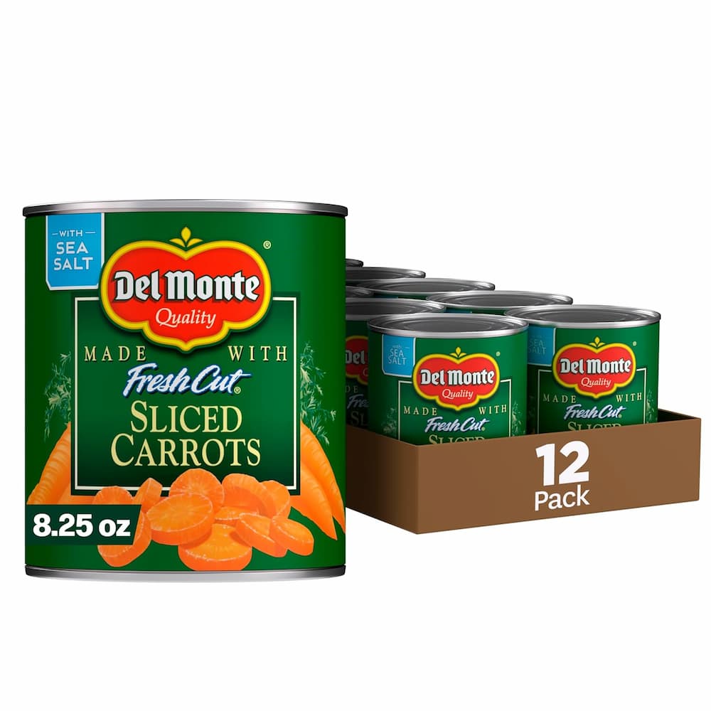12-Pack Del Monte Sliced Carrots, 8.25 oz.