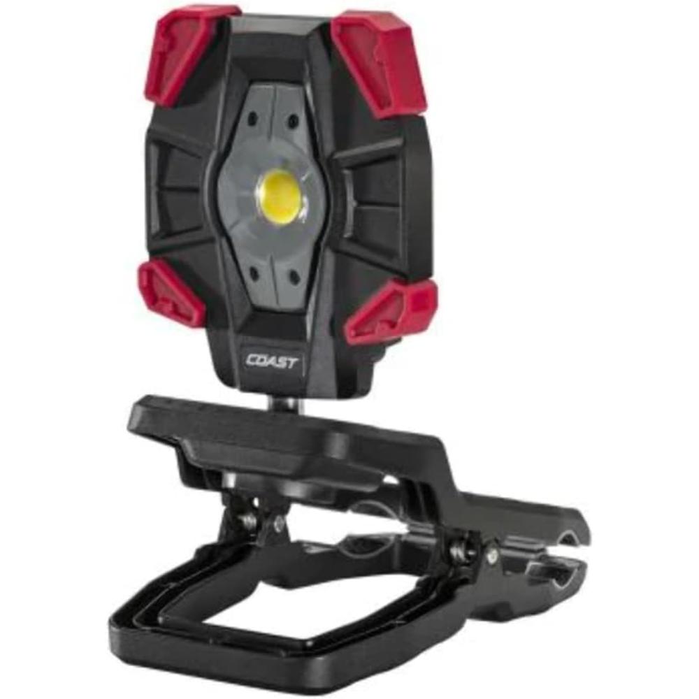 Coast 3900-Lumen USB-C Rechargeable Clamp Flood Light