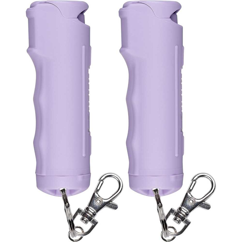 2-Pack SABRE Pepper Gel w/ Fast Flip Top & Keychain