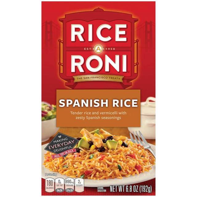 12-Pack Rice-A-Roni Spanish Rice, 6.8 oz.