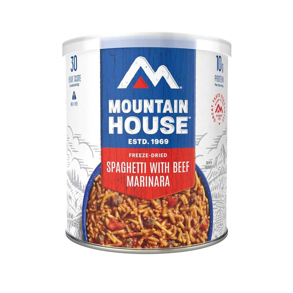Mountain House Spaghetti w/ Beef Marinara #10 Can