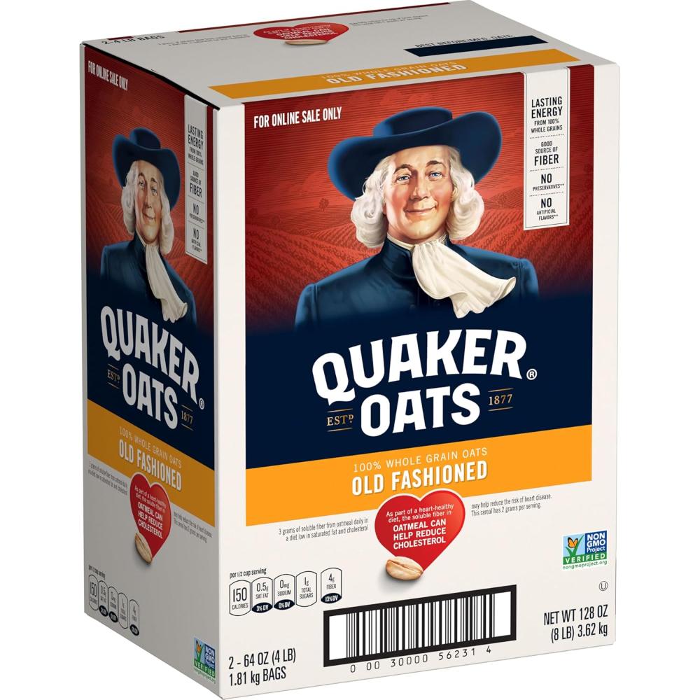 Quaker Old Fashioned Rolled Oats, 8 lb. 
