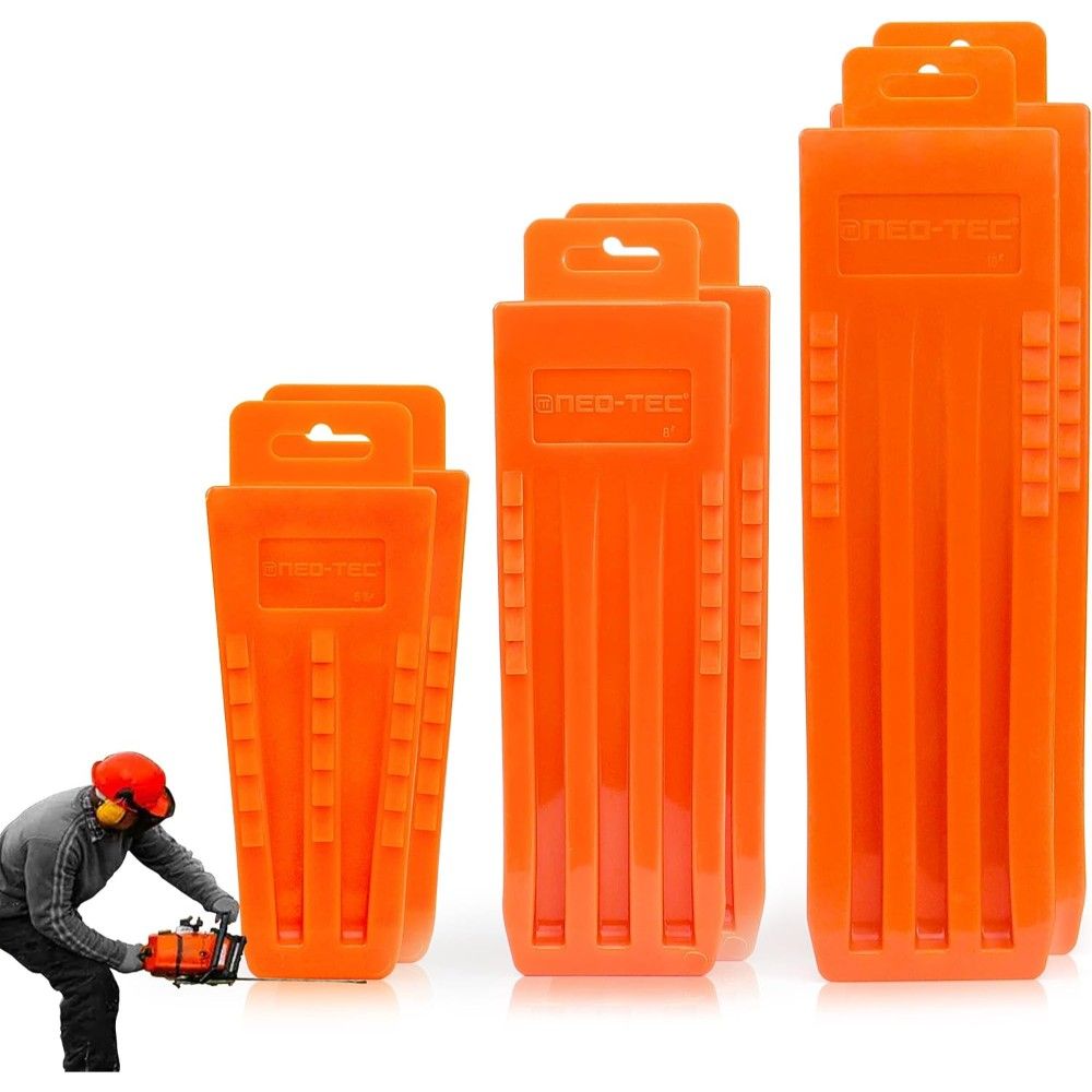 6-Pack NEO-TEC Tree Felling Wedges (5.5", 8", 10")