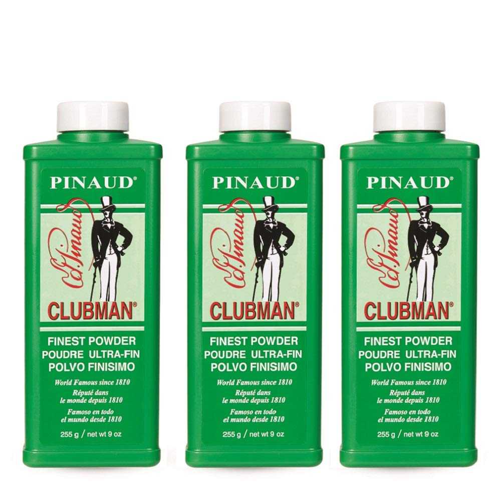 3-Pack Clubman Pinaud Finest Powder, 9 oz.