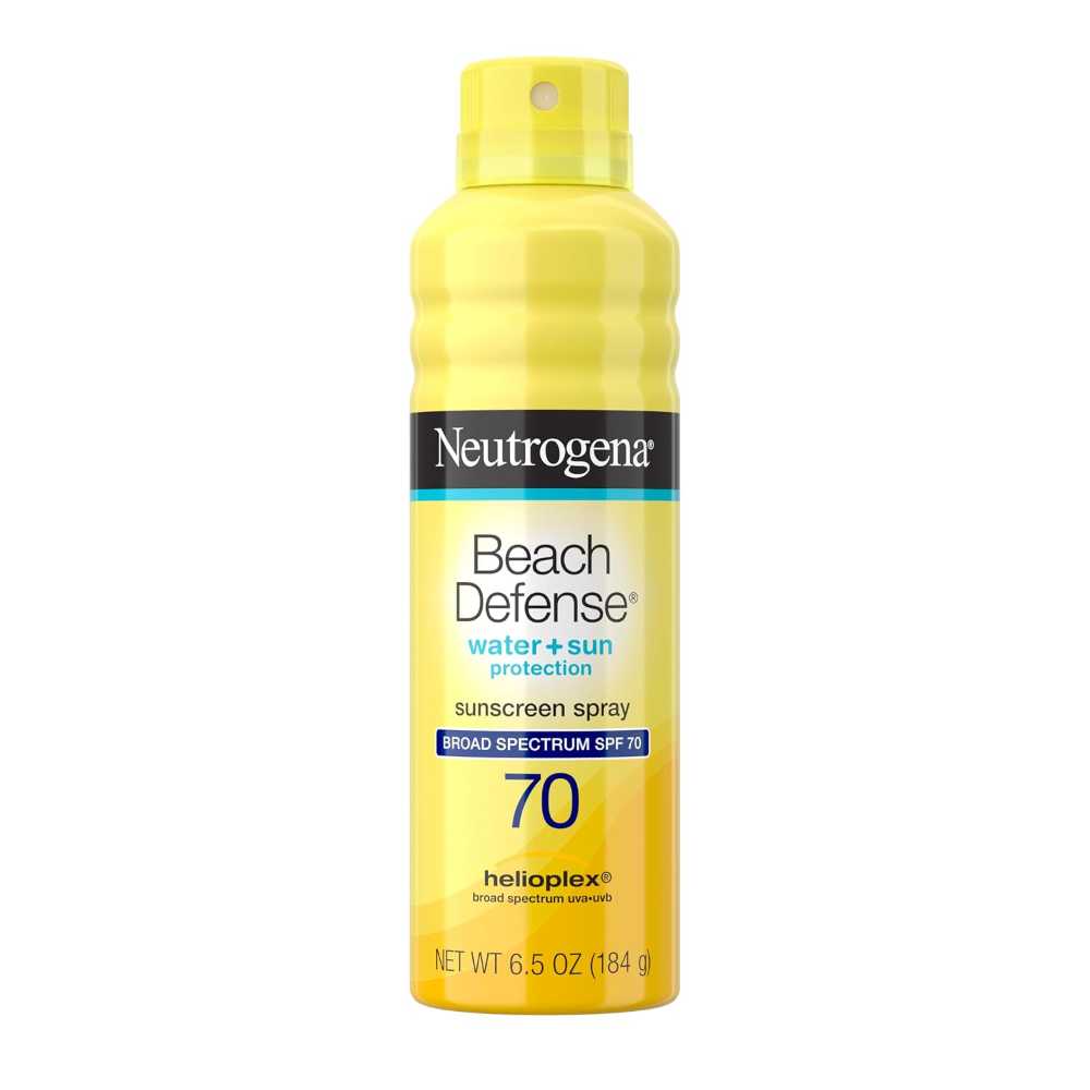 Neutrogena Beach Defense SPF 70 Sunscreen Spray, 6.5 oz.