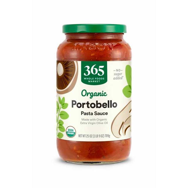 Whole Foods Market Organic Portobello Mushroom Pasta Sauce, 25 oz.