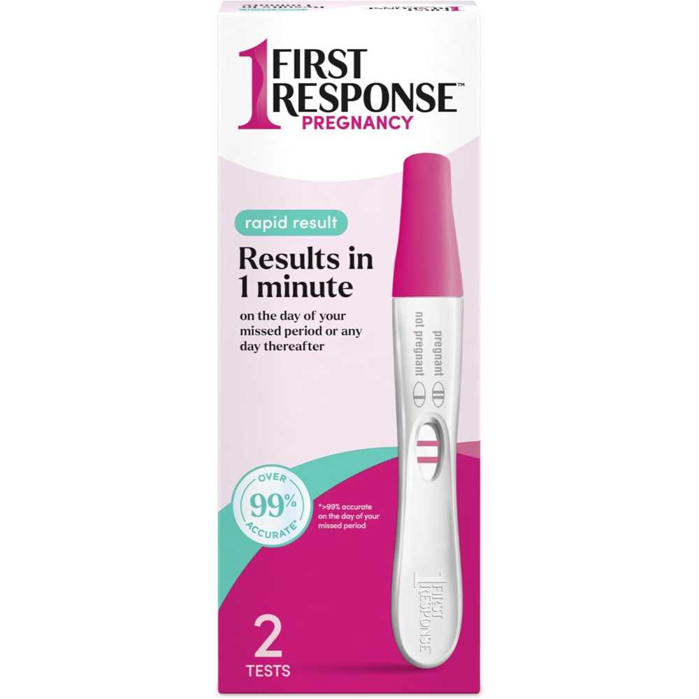 2-Pack First Response Rapid Result Pregnancy Test