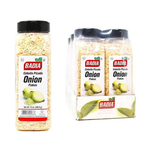 6-Pack Badia Onion Flakes, 14 oz.