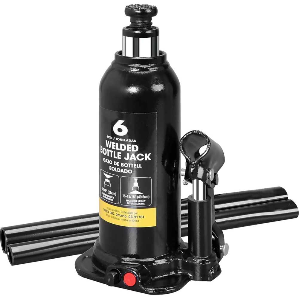Torin Big Red 6-Ton (12,000 lb.) Hydraulic Welded Bottle Jack